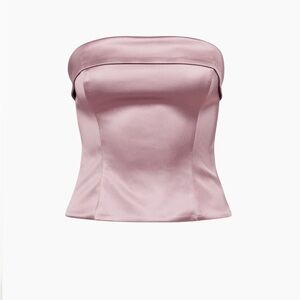 Aritzia Shimmer Satin Bustier